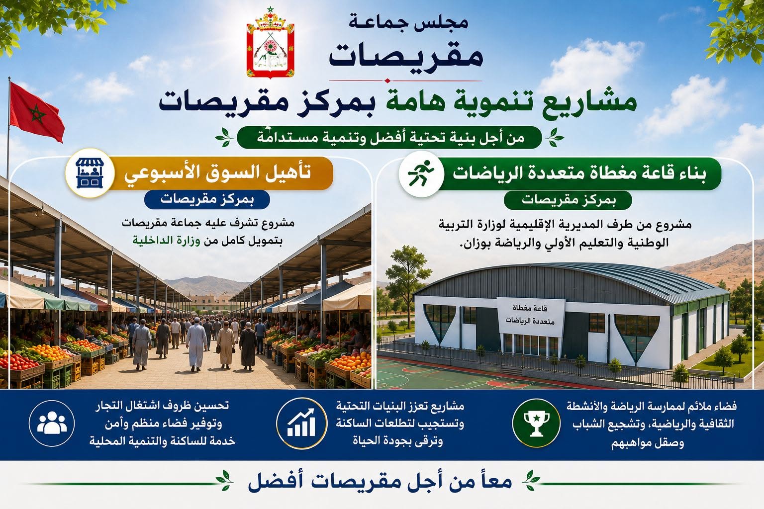 انطلاق أشغال تأهيل السوق الأسبوعي بمركز مقريصات