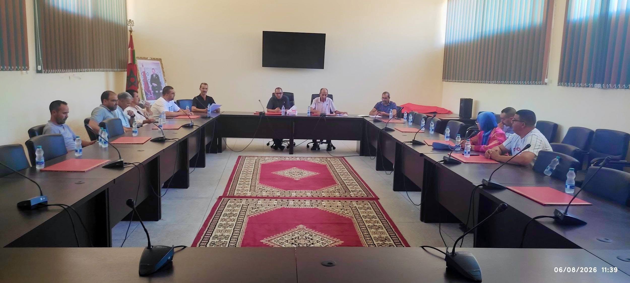 صادق مجلس جماعة مقريصات بالإجماع على الاتفاقية الخاصة بتهيئة طريق دوار دار الواد